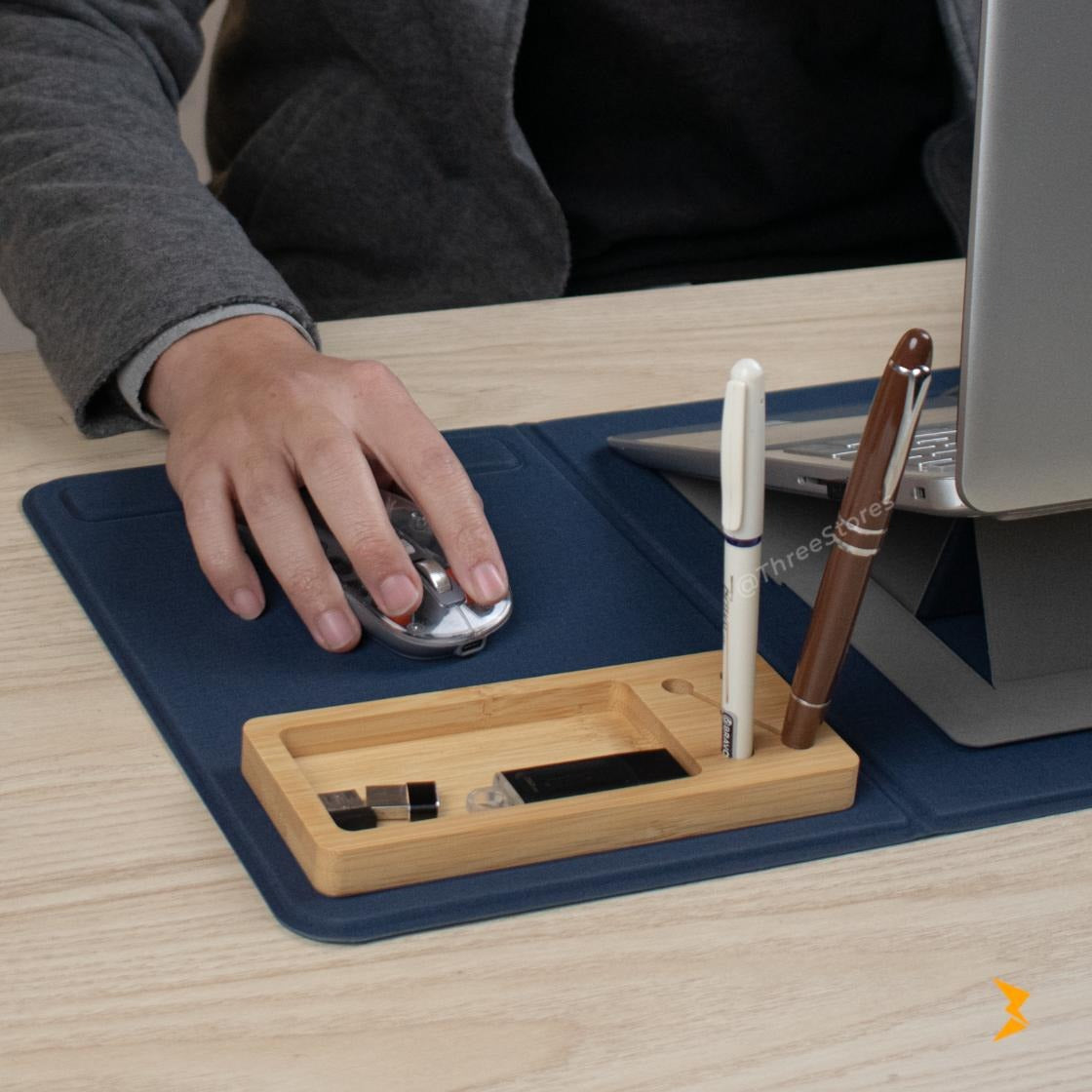 Desk Mate Foldable Desk Pad Organizer