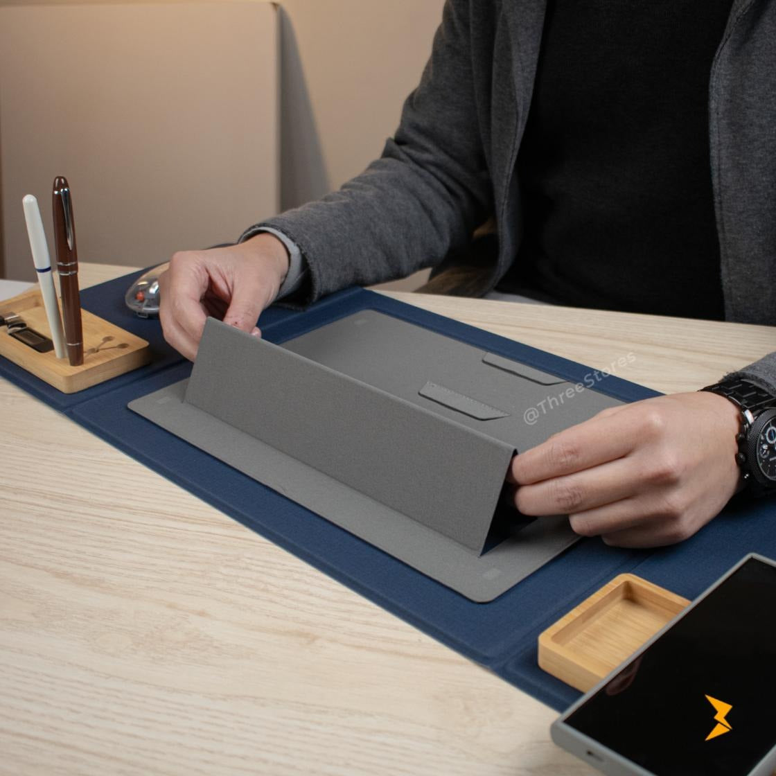 Desk Mate Foldable Desk Pad Organizer