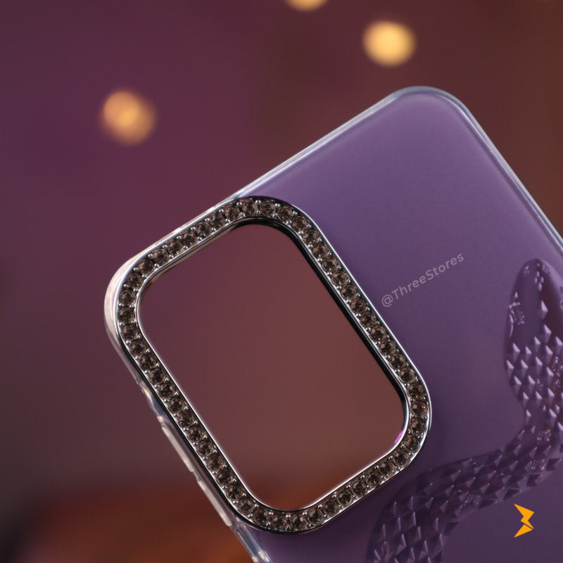 Diamond Heart Snake Case Samsung A56