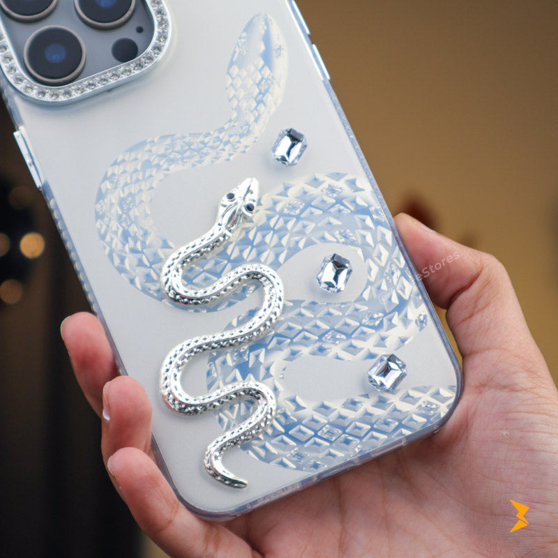 Diamond Heart Snake Case iPhone 13 Pro Max
