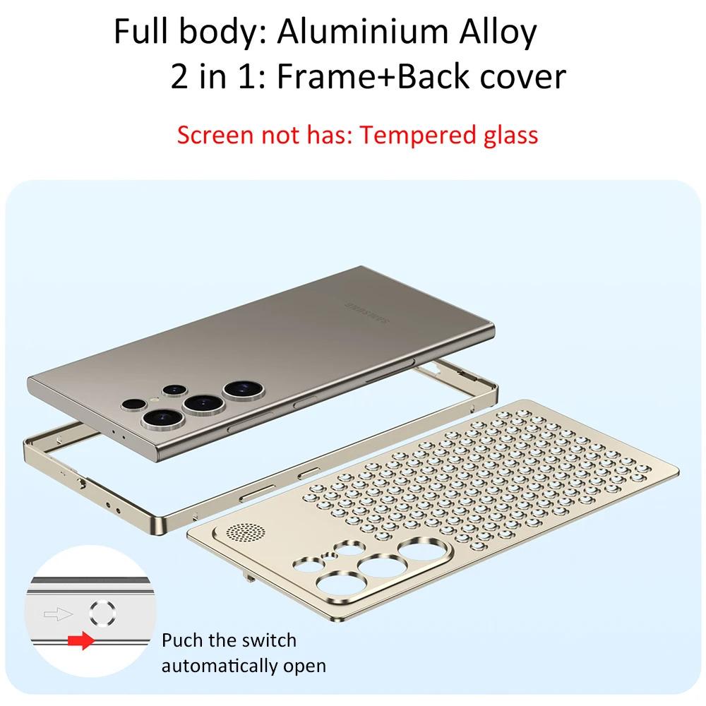Dyong Metal Diffuser Case Samsung S25 Ultra