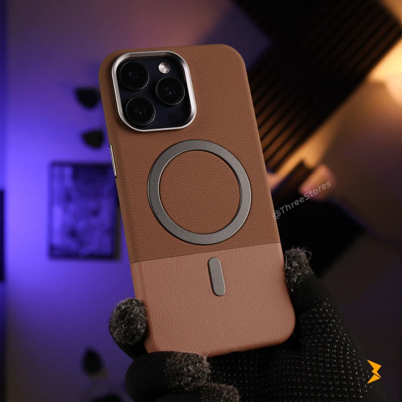 EWN Leather Magsafe Case iPhone 15 Pro