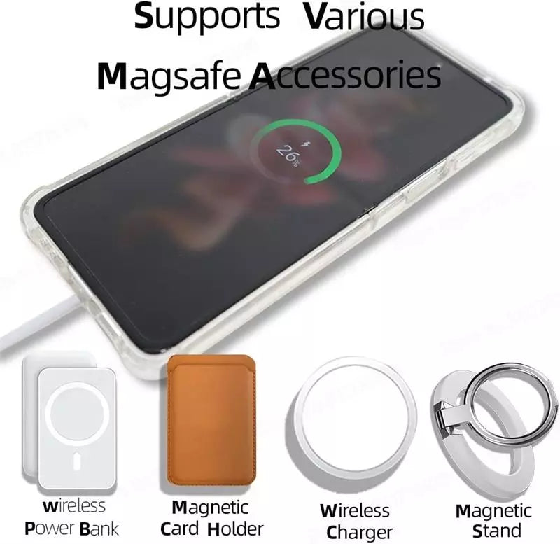 Transparent Magsafe Case Samsung Z Flip 3