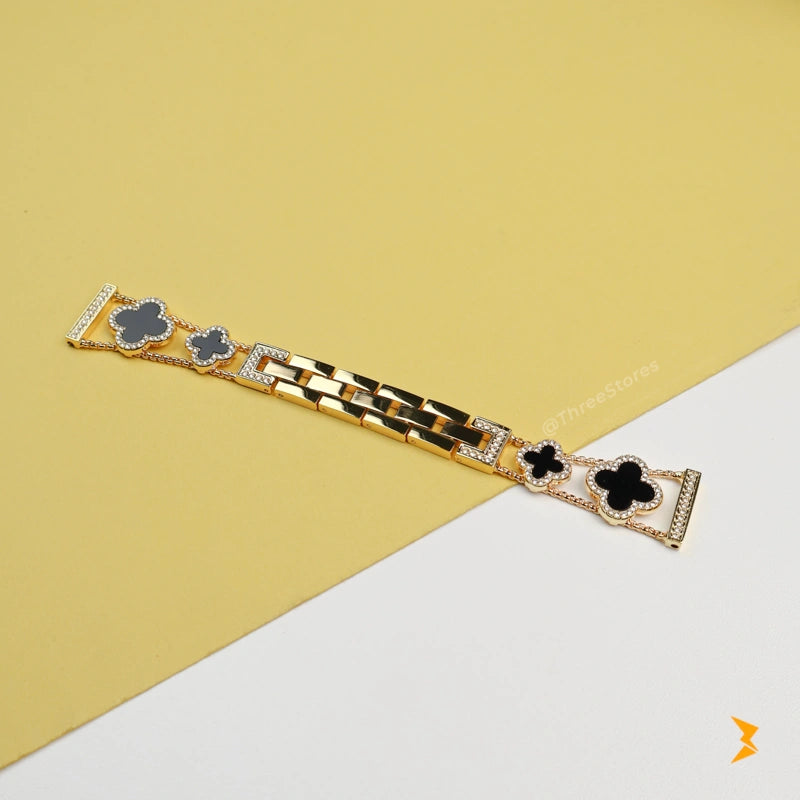 Flower Metal Watch Band For Apple Watch