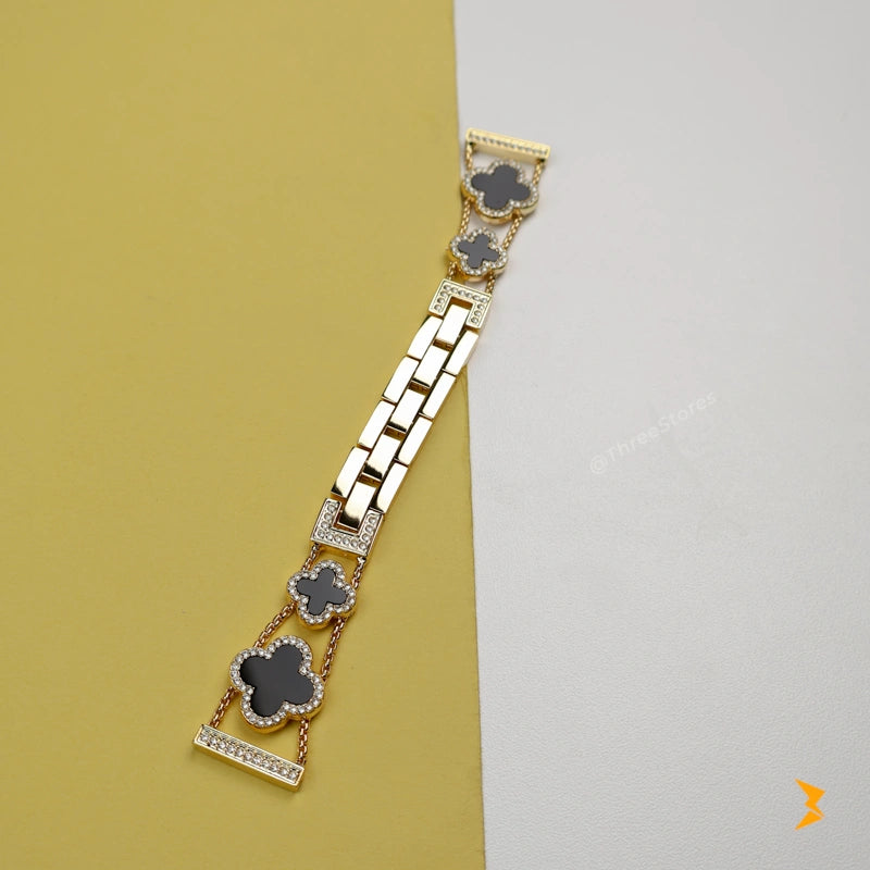 Flower Metal Watch Band For Apple Watch