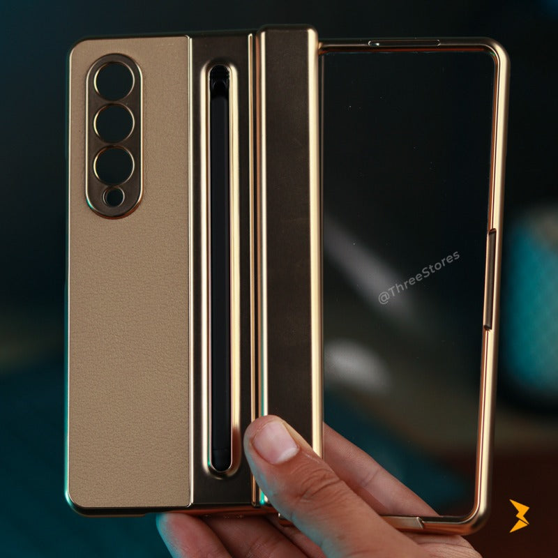 Foldino Leather Case with Pen Samsung Z Fold 4