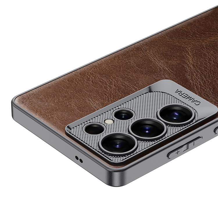 Forge Leather Camera Protection Case Samsung S24 Ultra