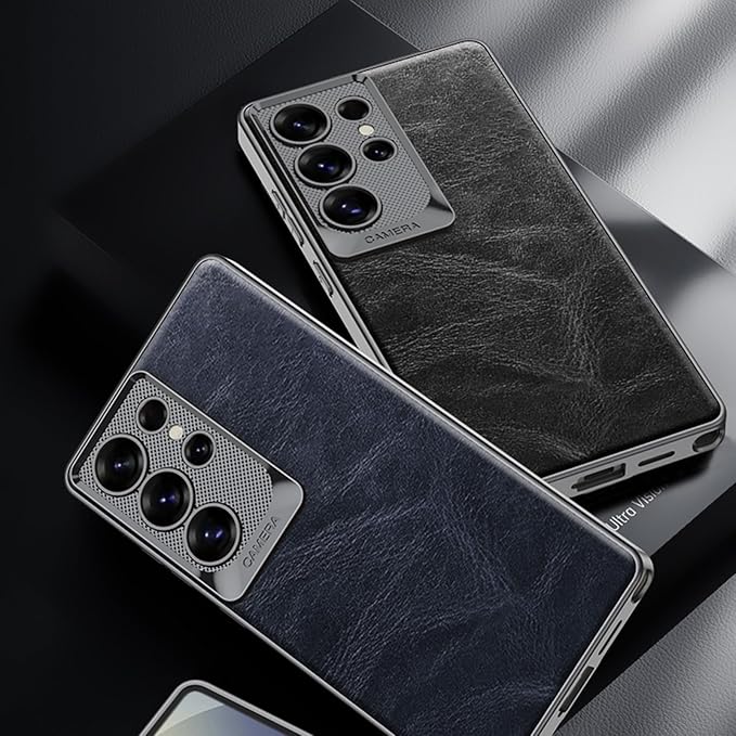 Forge Leather Camera Protection Case Samsung S24 Ultra