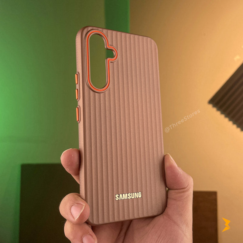 Geometric Stripes Case Samsung A55
