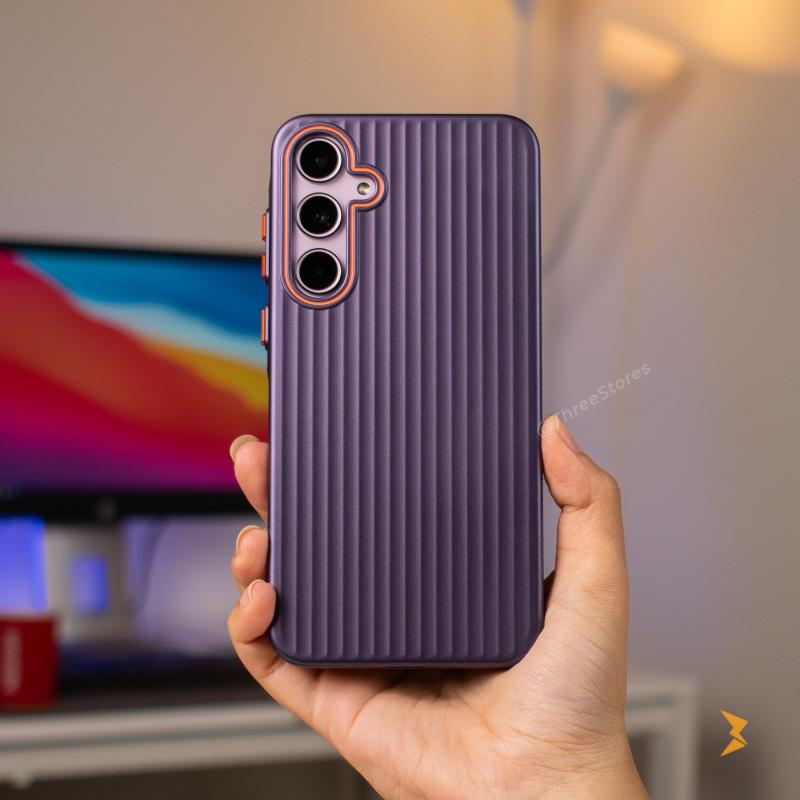 Geometric Stripes Case Samsung A35