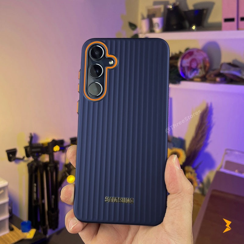 Geometric Stripes Case Samsung A55