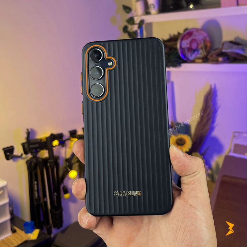 Geometric Stripes Case Samsung A55