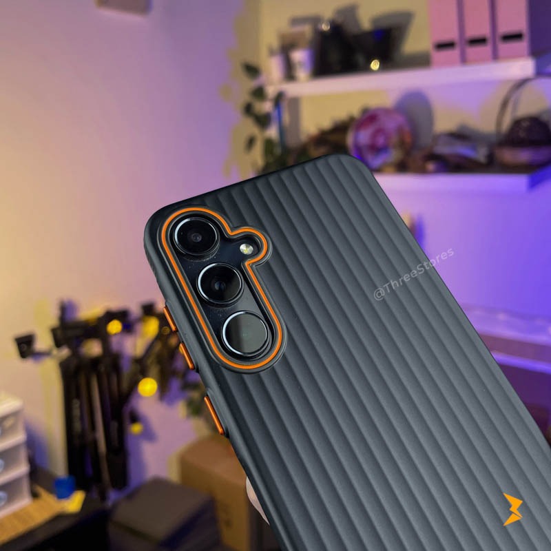 Geometric Stripes Case Samsung A55