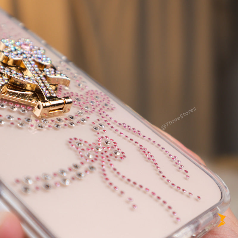 Glitter Shapes Stand Case iPhone 14 Pro Max