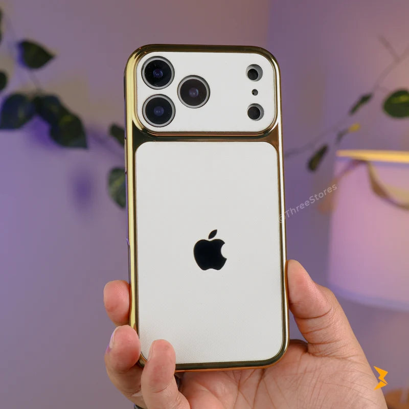 Golden Frame Fabric Case iPhone 17 Pro Max