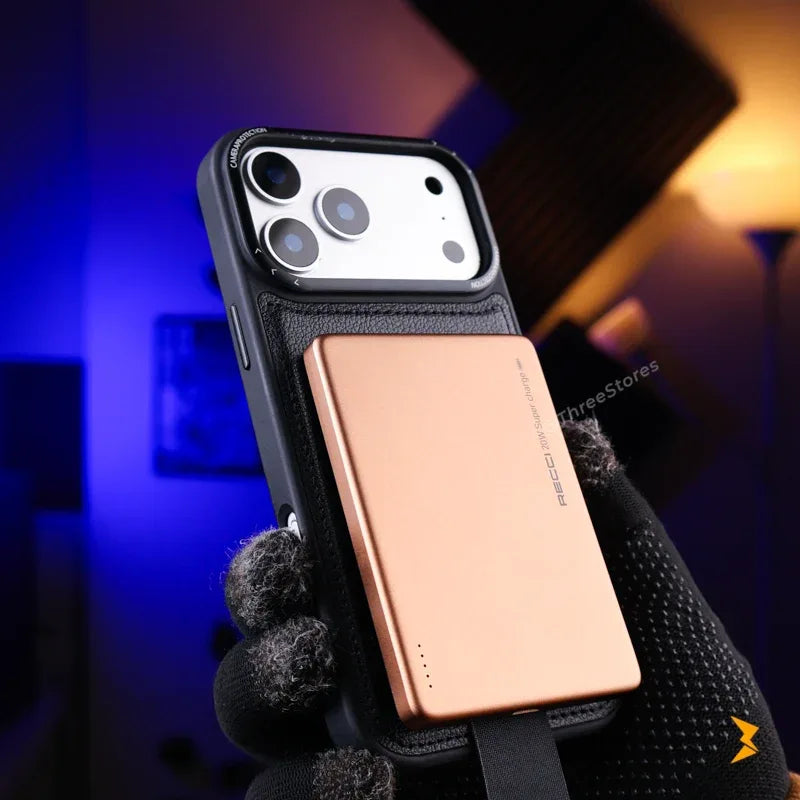 Guardio Leather Stand Magsafe Case iPhone 17 Pro Max - Three