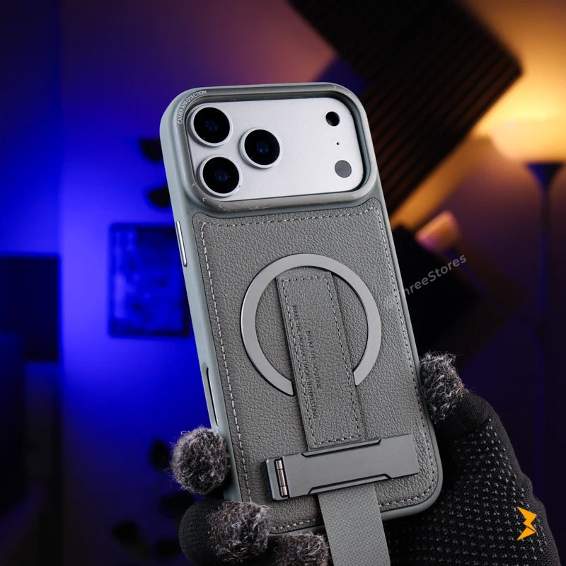 Guardio Leather Stand Magsafe Case iPhone 17 Pro Max