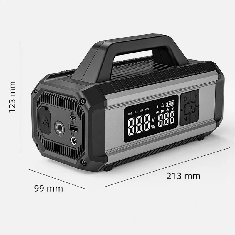 GREEN Car Jump Starter With Inflatble Pump GE-BP999
