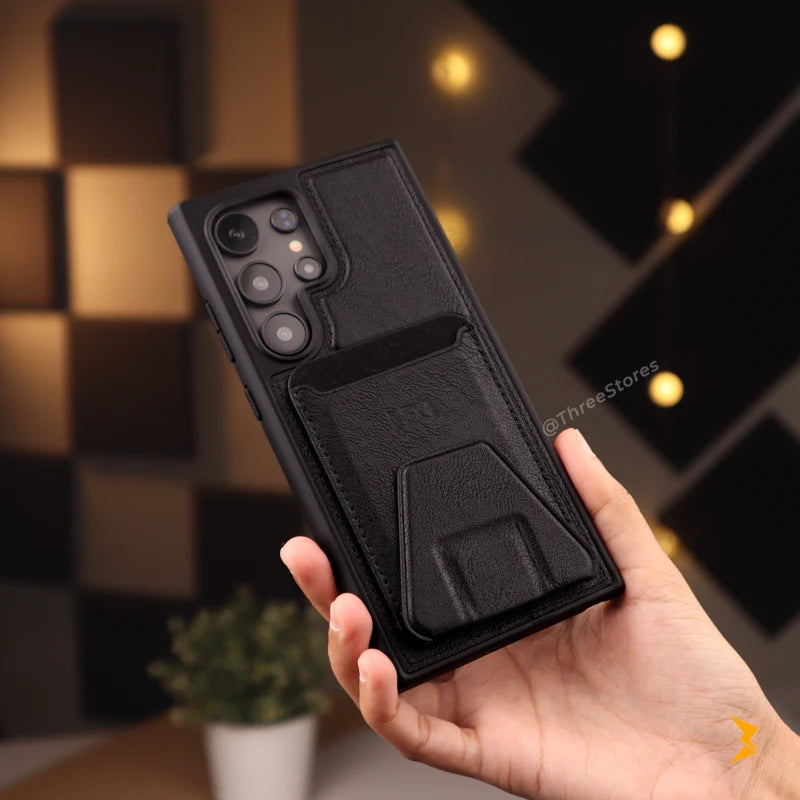 HDD Bond Leather Stand Case Samsung S25 Ultra