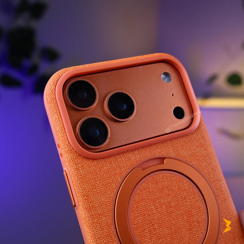 HDD Fabric Magsafe Stand Case iPhone 17 Pro Max