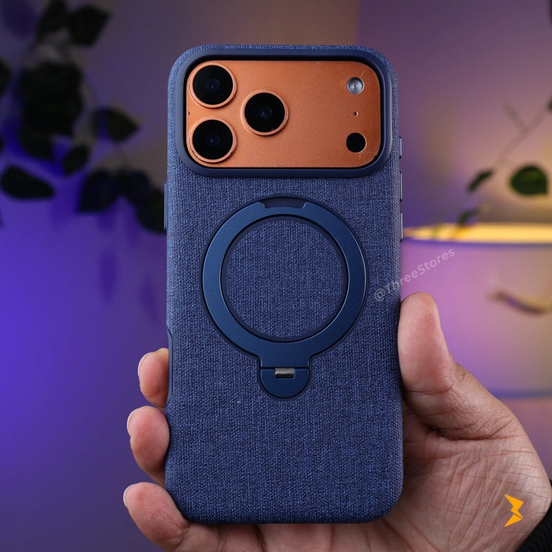 HDD Fabric Magsafe Stand Case iPhone 17 Pro Max