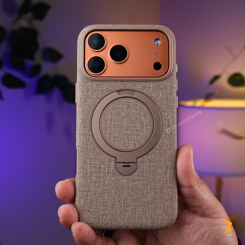 HDD Fabric Magsafe Stand Case iPhone 17 Pro Max