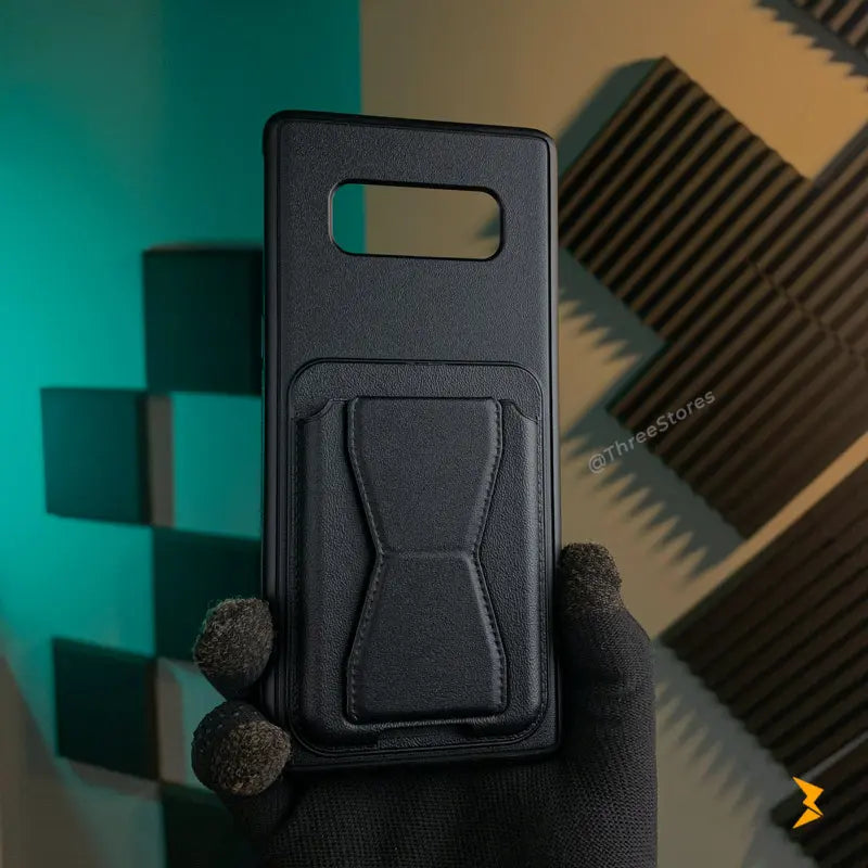 HDD Fionke Stand Leather Case Samsung Note 8