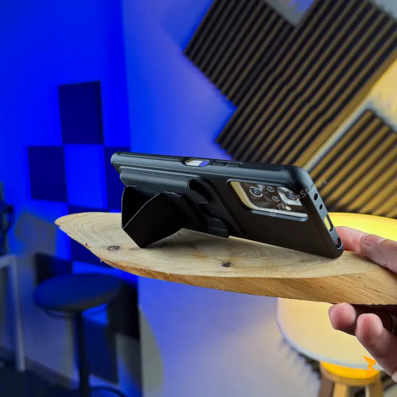 HDD Fionke Stand Leather Case Xiaomi Redmi Note 10 Pro