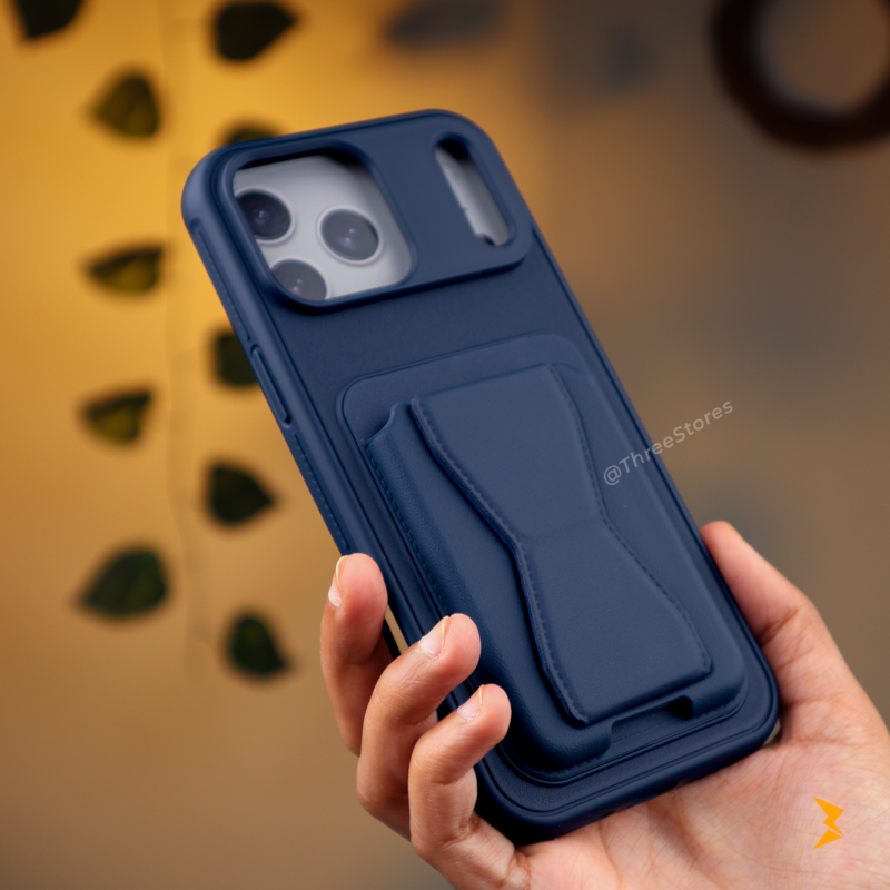 HDD Fionke Stand Leather Case iPhone 17 Pro Max