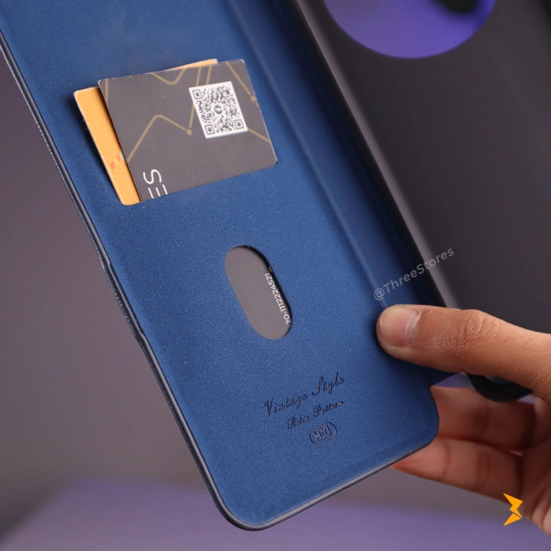 HDD Flip Wallet Leather Case Honor X9c