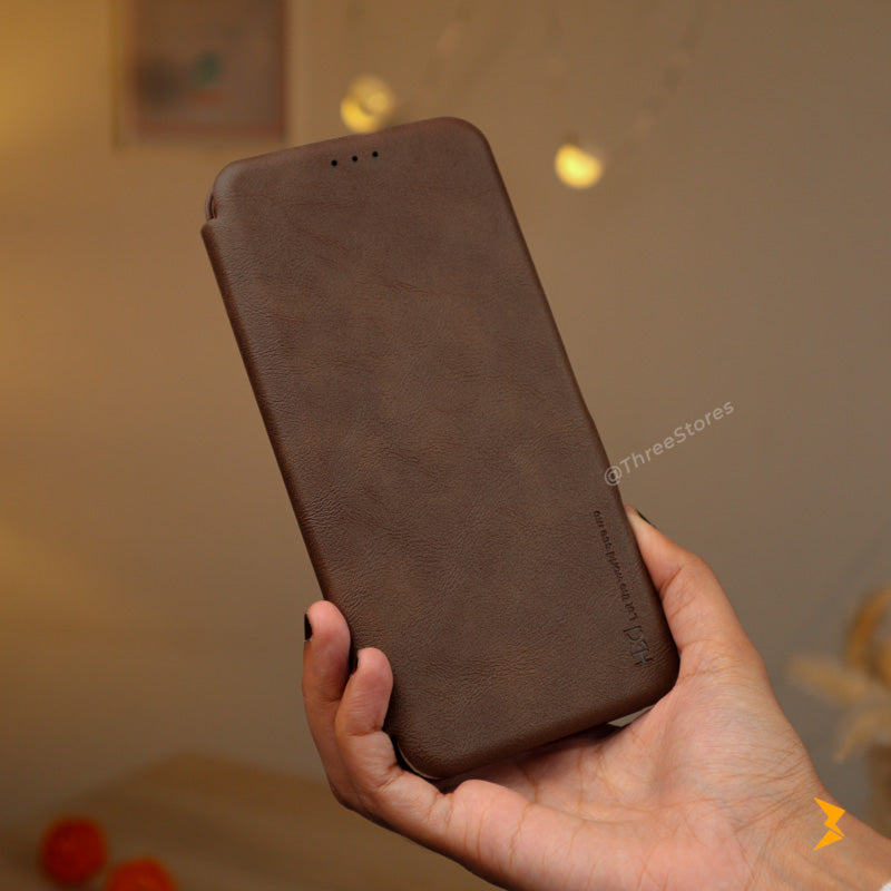 HDD Flip Wallet Leather Case Honor X9c