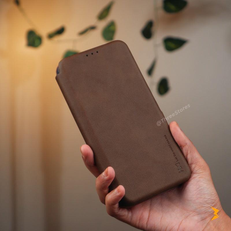 HDD Flip Wallet Leather Case Samsung A36
