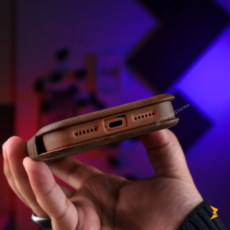 HDD Flip Wallet Leather Case iPhone 17 Pro Max