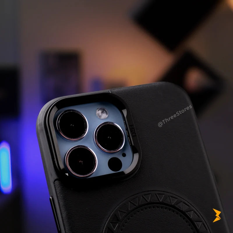 HDD Leather Cam Stand Case iPhone 13 Pro Max