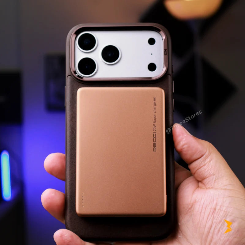 HDD Leather Cam Stand Case iPhone 17 Pro Max