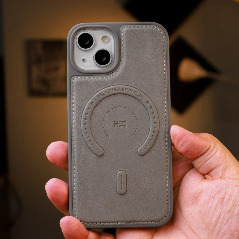 HDD Leather Dots Magsafe Case iPhone 13/14/15