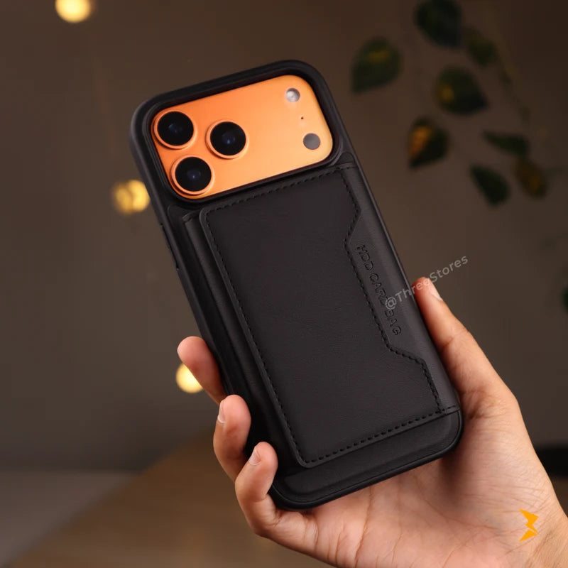 HDD Vox Leather Wallet Magsafe Case iPhone 17 Pro Max