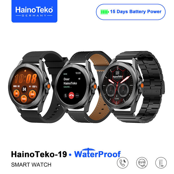 HainoTeko Metal Smart Watch - 19