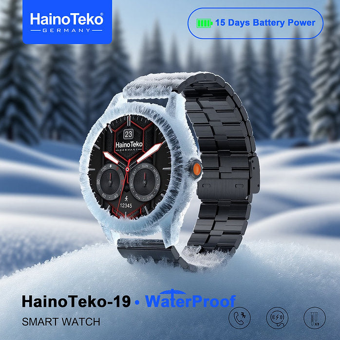 HainoTeko Metal Smart Watch - 19