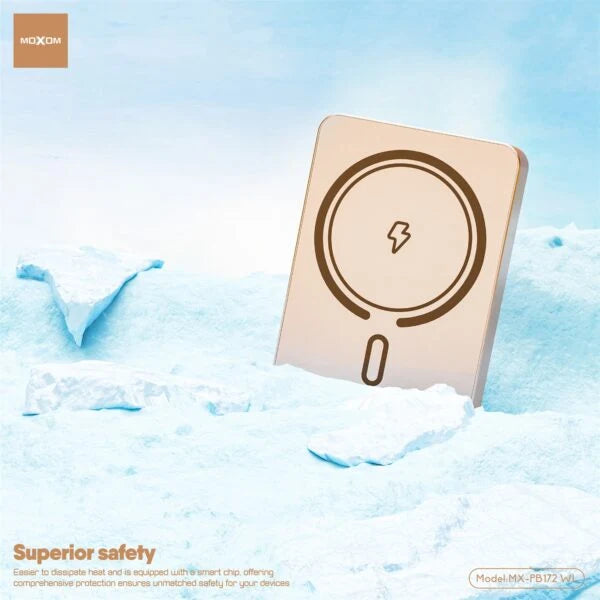 Moxom Magnetic Wireless Power Bank 5000mAH PB-172