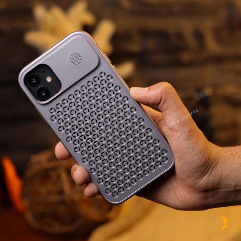Honeycomb Hole Silicone Case iPhone 11
