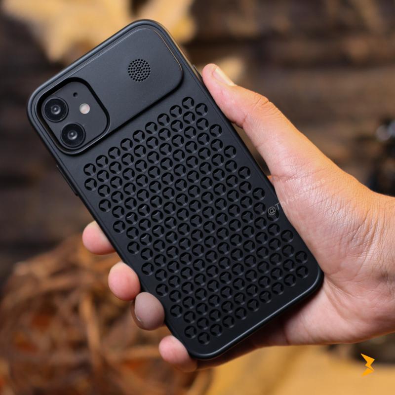 Honeycomb Hole Silicone Case iPhone 11