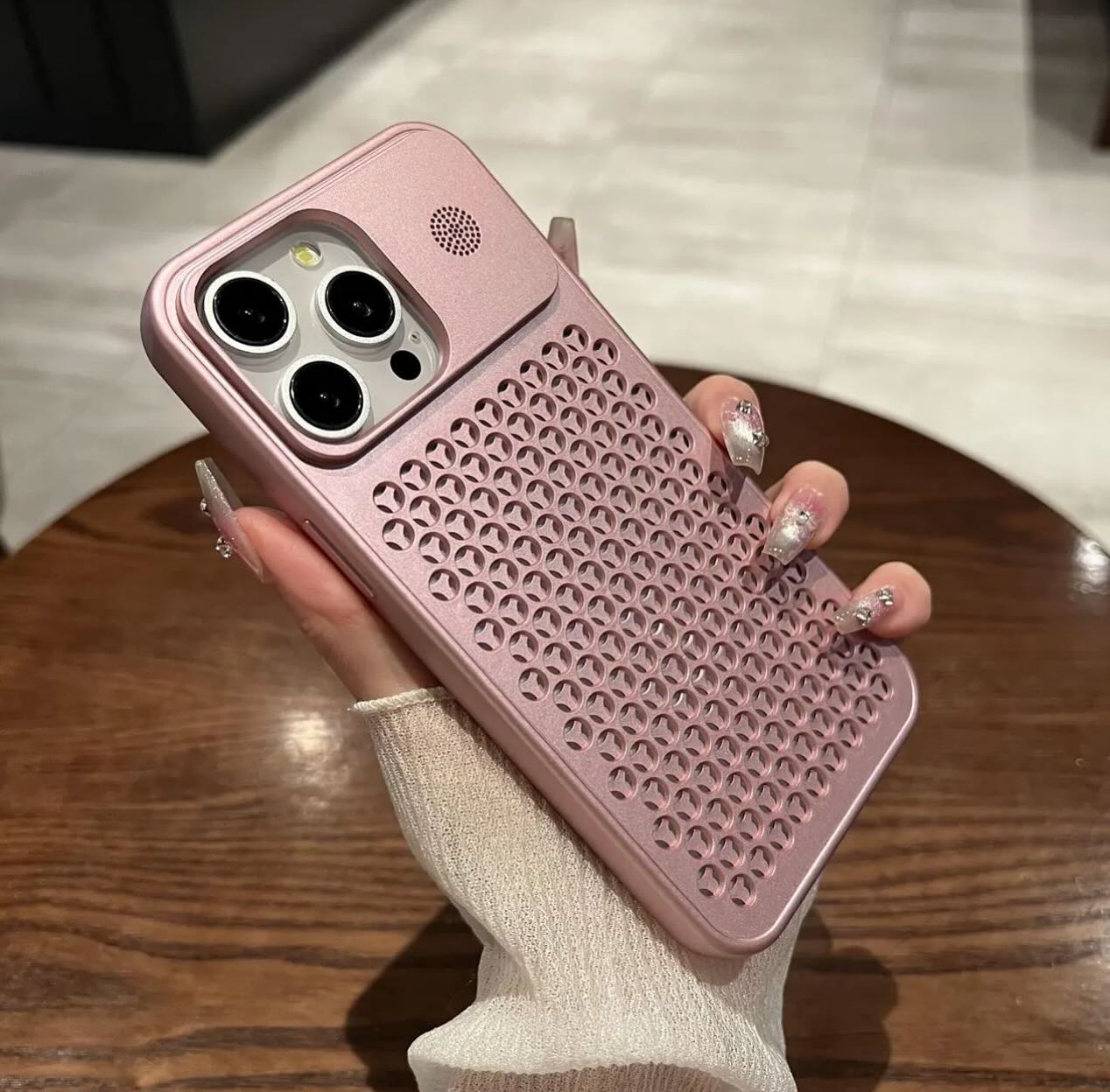 Honeycomb Hole Silicone Case iPhone 12 Pro Max