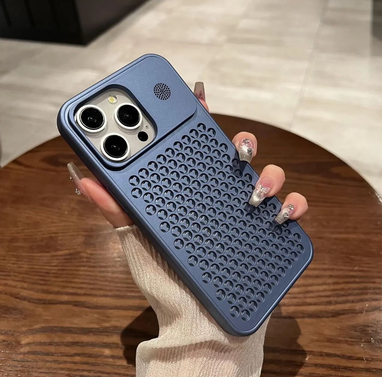 Honeycomb Hole Silicone Case iPhone 12 Pro Max