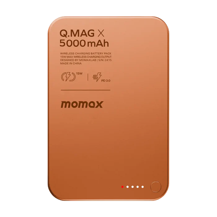 Momax Q.Mag X1 Magnetic Wireless Power Bank 5000mAh