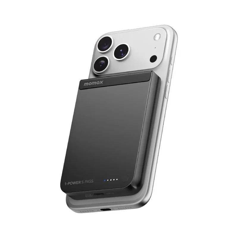 Momax 1-Power S.Pass 10000mAh Qi2 Magnetic Wireless Battery Pack 15W