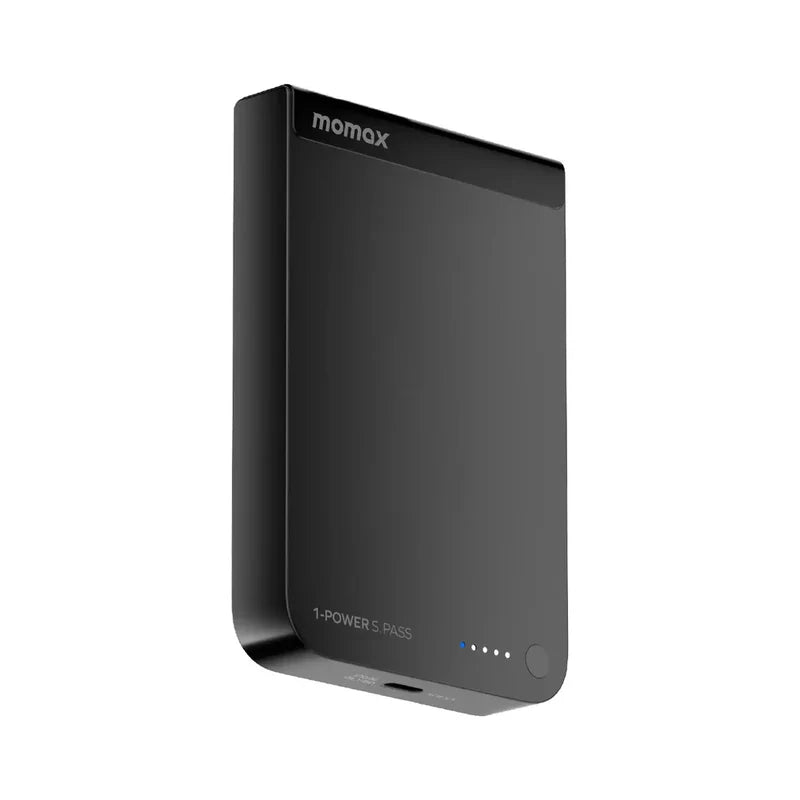 Momax 1-Power S.Pass 10000mAh Qi2 Magnetic Wireless Battery Pack 15W
