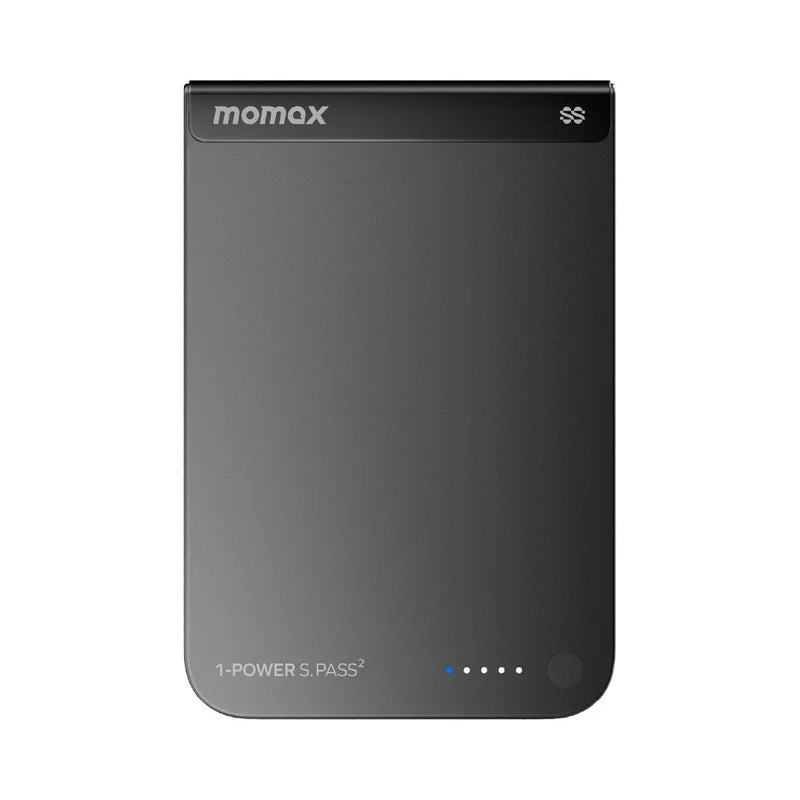 Momax 1-Power S.Pass² 10000mAh Semi SSB Magnetic Wireless Battery Pack 25W