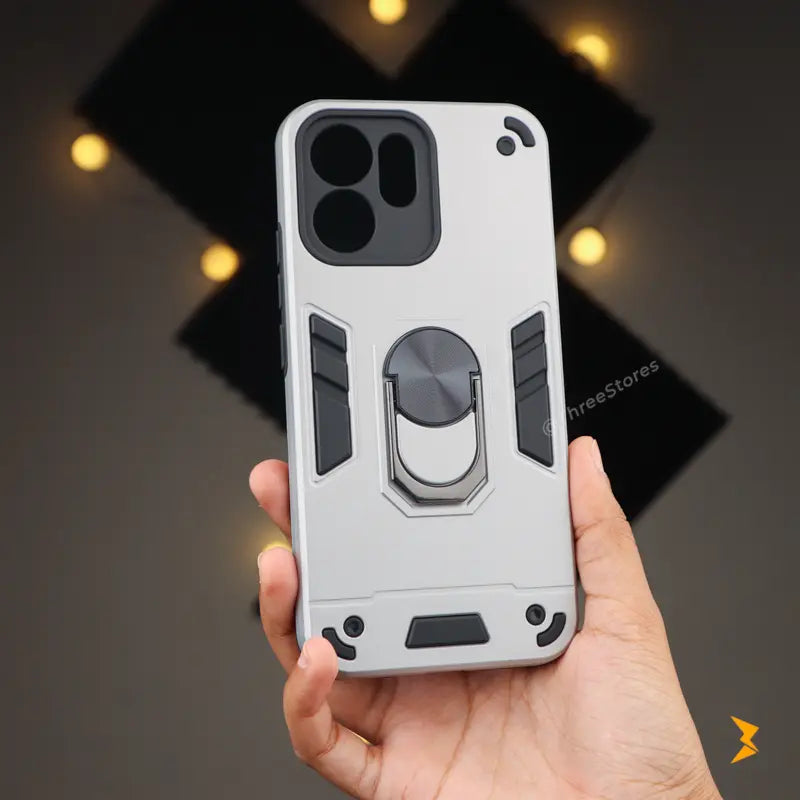 Iron Armor Stand Case Oppo Reno 14F
