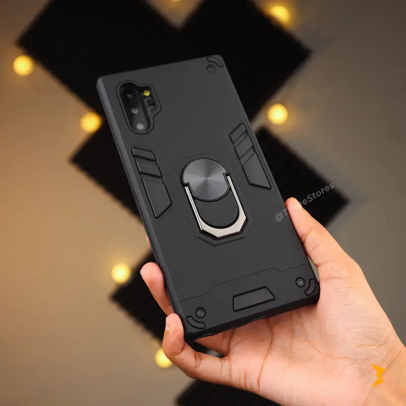 Iron Armor Stand Case Samsung Note 10 Plus